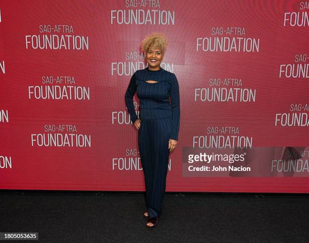 Cori Murray attends SAG-AFTRA Foundation Conversations - "American Fiction" with Sterling K. Brown at SAG-AFTRA Foundation Robin Williams Center on...
