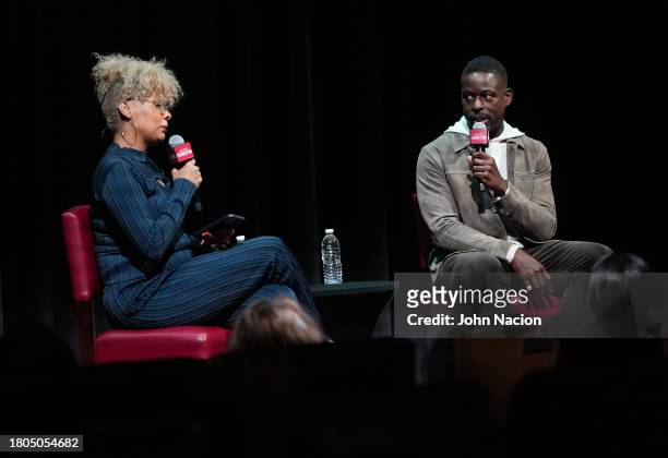 Cori Murray and Sterling K. Brown speak at SAG-AFTRA Foundation Conversations - "American Fiction" with Sterling K. Brown at SAG-AFTRA Foundation...