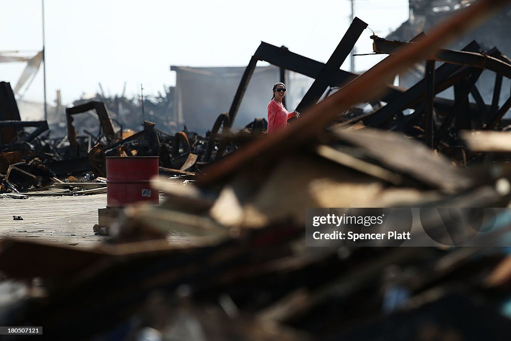 Massive Fire Leaves Major Damage To Jersey Shore Town Of Seaside Heights