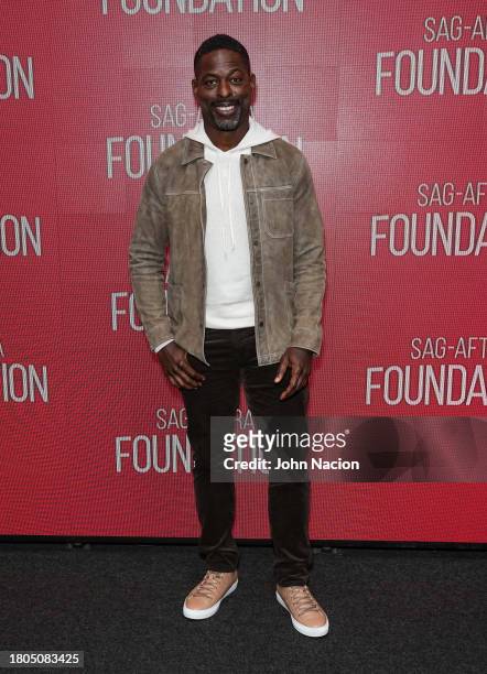 Sterling K. Brown attends SAG-AFTRA Foundation conversations, "American Fiction" with Sterling K. Brown at SAG-AFTRA Foundation Robin Williams Center...