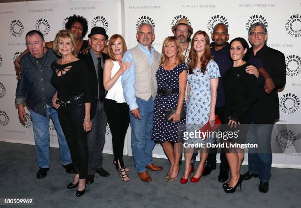 Actors Troy Evans, Concetta Tomei, Nancy Giles, Robert Picardo and Marg Helgenberger, creator/executive producer John Sacret Young and actors Chloe...