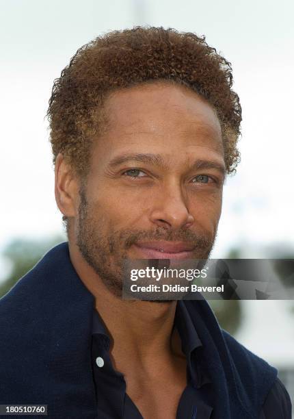 Gary Dourdan poses during his photocall at the 15th Festival of TV Fiction on September 13, 2013 in La Rochelle, France.