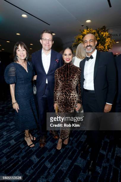 Katherine Farley, Henry Timms, Misty Copeland and Olu Evans attend Lincoln Center's Fall Gala honoring James G. Dinan at David Geffen Hall on...