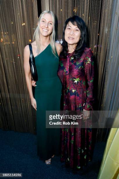 Guest and Tina Swartz attend Lincoln Center's Fall Gala honoring James G. Dinan at David Geffen Hall on November 20, 2023 in New York City.