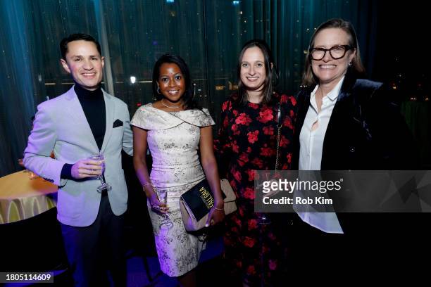 Amy Freitag and guests attend Lincoln Center's Fall Gala honoring James G. Dinan at David Geffen Hall on November 20, 2023 in New York City.