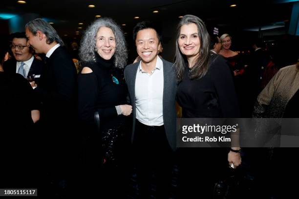 Clive Chang and guests attend Lincoln Center's Fall Gala honoring James G. Dinan at David Geffen Hall on November 20, 2023 in New York City.