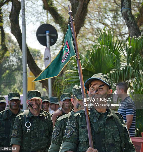 Comemoração da Independência do Brasil em 7 de setembro São paulo Exército Celebration of the Independence of Brazil on September 7 São paulo Army