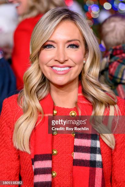 Kayleigh McEnany attends the Fox News 4th annual all-American Christmas Tree lighting at Fox News Channel Studios on November 20, 2023 in New York...
