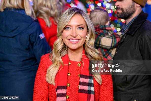 Kayleigh McEnany attends the Fox News 4th annual all-American Christmas Tree lighting at Fox News Channel Studios on November 20, 2023 in New York...