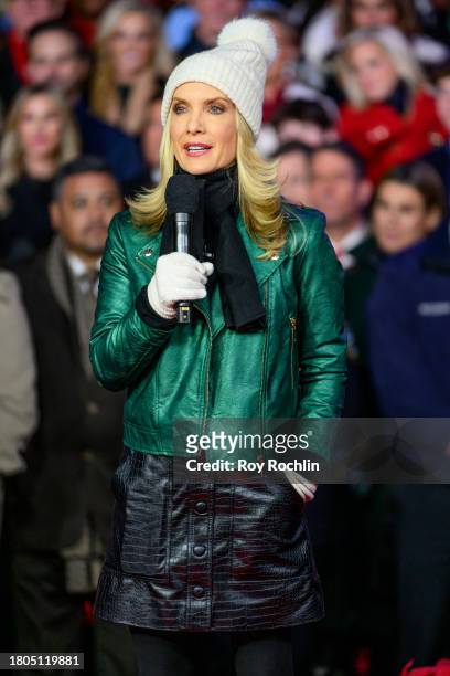 Dana Perino hosts the Fox News 4th annual all-American Christmas Tree lighting at Fox News Channel Studios on November 20, 2023 in New York City.