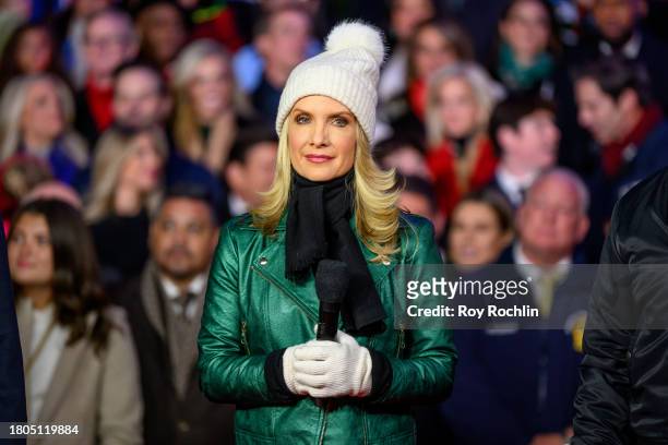 Dana Perino hosts the Fox News 4th annual all-American Christmas Tree lighting at Fox News Channel Studios on November 20, 2023 in New York City.