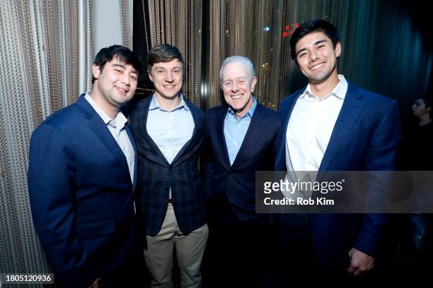 Steven Swartz and guests attend Lincoln Center's Fall Gala honoring James G. Dinan at David Geffen Hall on November 20, 2023 in New York City.