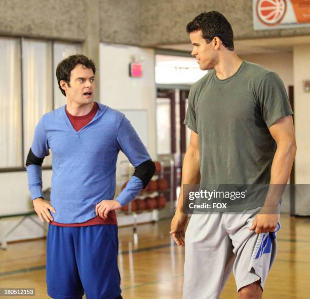 Bill Hader and Kris Humphries in the "The Other Dr. L" episode of THE MINDY PROJECT airing Tuesday, Sept. 24 on FOX..