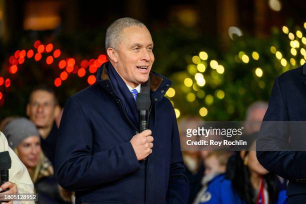 Harold Ford Jr. Hosts the Fox News 4th annual all-American Christmas Tree lighting at Fox News Channel Studios on November 20, 2023 in New York City.