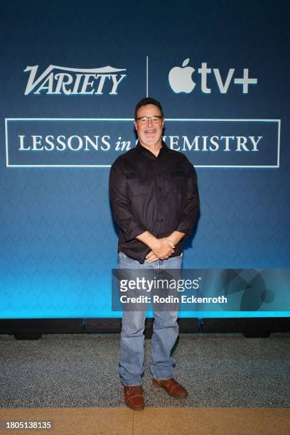 Perry Robertson attends Variety And Apple TV+ "Lessons In Chemistry" Screening, Q&A And Reception at Linwood Dunn Theater on November 20, 2023 in Los...