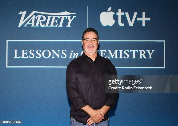 Perry Robertson attends Variety And Apple TV+ "Lessons In Chemistry" Screening, Q&A And Reception at Linwood Dunn Theater on November 20, 2023 in Los...