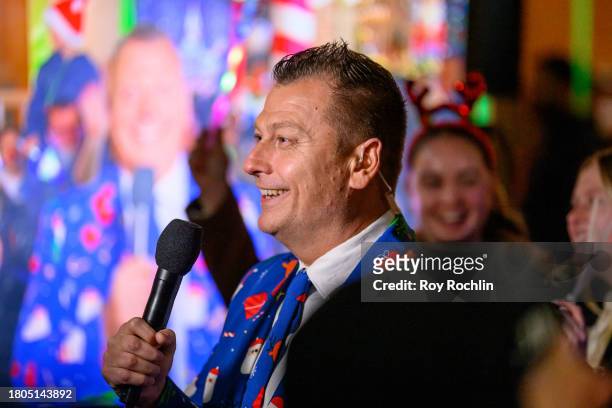 Jimmy Failla hosts the Fox News 4th annual all-American Christmas Tree lighting at Fox News Channel Studios on November 20, 2023 in New York City.