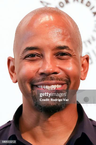 Actor Michael Boatman attends PaleyFestPreviews Fall TV Fall Flashback Reflections "China Beach" 25 Years Later at The Paley Center for Media on...