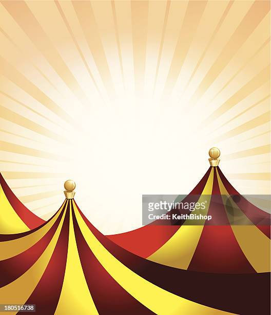 Carnival Or Entertainment Tent Background High-Res Vector Graphic - Getty  Images