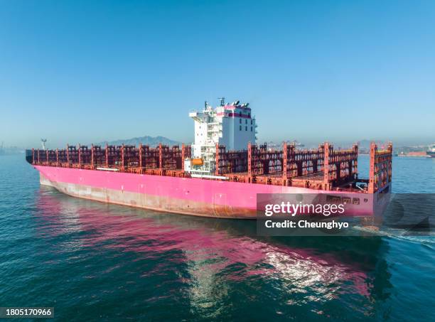 Pink One Container Ship 692 Pink (Ship) Stock Photos, High-Res Pictures, and Images - Getty Images