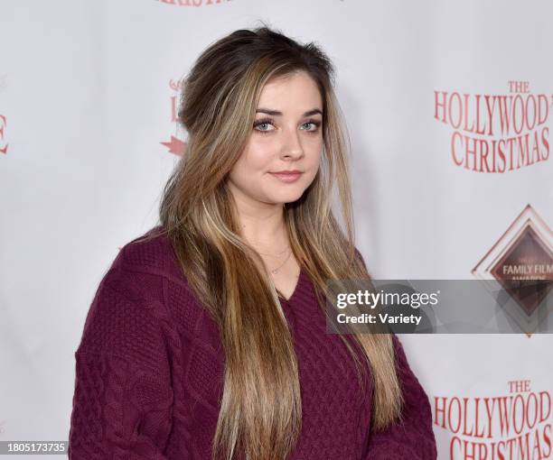 Giorgia Whigham at the 91st Hollywood Christmas Parade held on November 26, 2023 in Los Angeles, California.