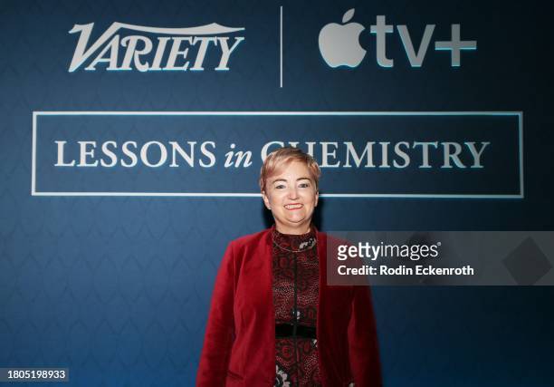 Catherine Smith attends Variety And Apple TV+ "Lessons In Chemistry" Screening, Q&A And Reception at Linwood Dunn Theater on November 20, 2023 in Los...