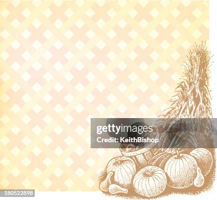 Cornucopia Lattice Background Cornucopia Lattice Background