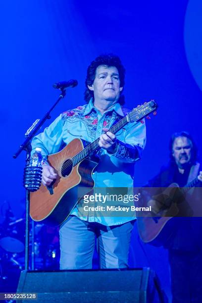 Marty Raybon of Shenandoah performs during the 2023 Christmas For Kids Benefit at Ryman Auditorium on November 20, 2023 in Nashville, Tennessee.
