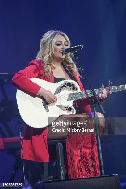 Hunter Girl performs during the 2023 Christmas For Kids Benefit at Ryman Auditorium on November 20, 2023 in Nashville, Tennessee.