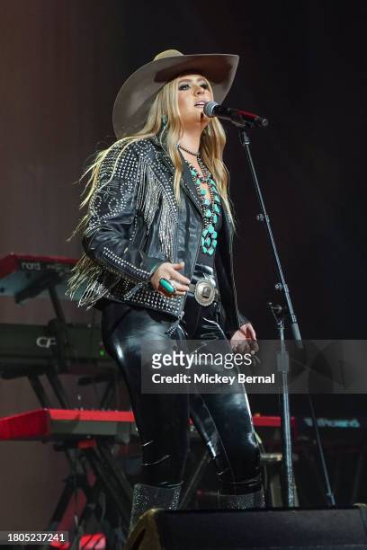 Mikayla Lane performs during the 2023 Christmas For Kids Benefit at Ryman Auditorium on November 20, 2023 in Nashville, Tennessee.