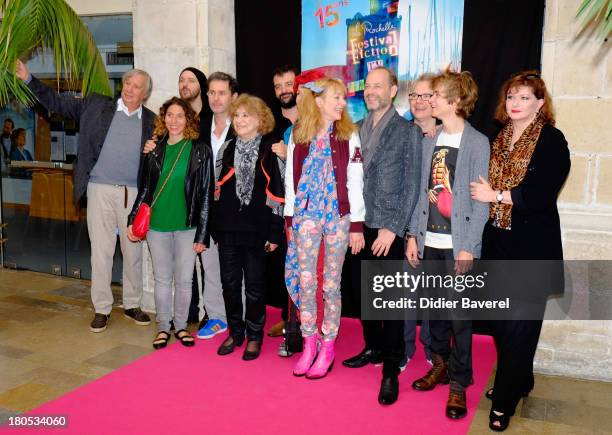 All the cast pose during the photocall of 'La Famille Katz' at 15th Festival of TV Fiction on September 14, 2013 in La Rochelle, France.