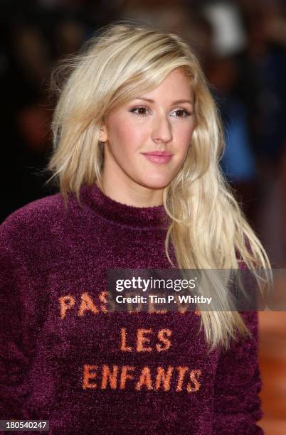 Ellie Goulding attends the House Of Holland show during London Fashion Week SS14 on September 14, 2013 in London, England.