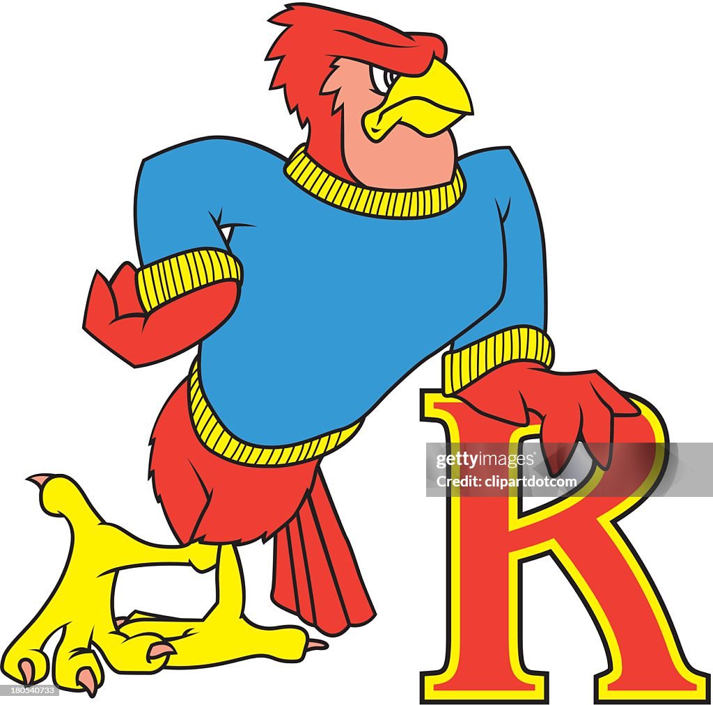 The R. Bird Bird With Letter R High-Res Vector Graphic - Getty Images