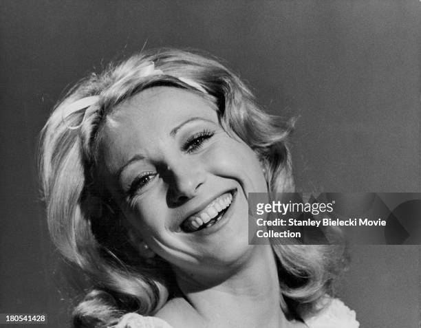 Promotional headshot of actress Teri Garr, as she appears in the movie 'Young Frankenstein', 1974.