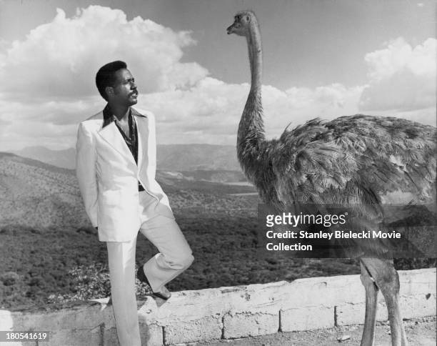 Actor Richard Roundtree in a scene from the movie 'Shaft in Africa', 1973.