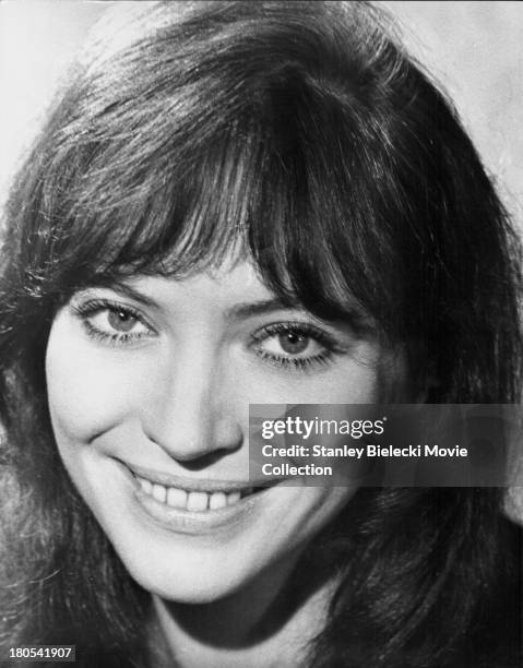 Promotional headshot of actress Anna Karina, as she appears in the movie 'The Salzburg Connection', 1972.