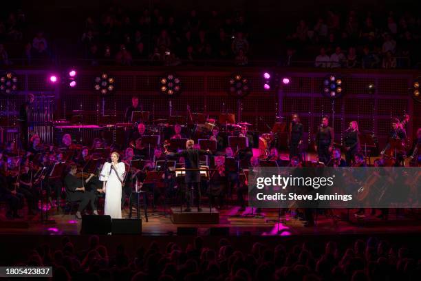 Ellie Goulding performs with the San Francisco Symphony at Louise M. Davies Symphony Hall on November 20, 2023 in San Francisco, California.