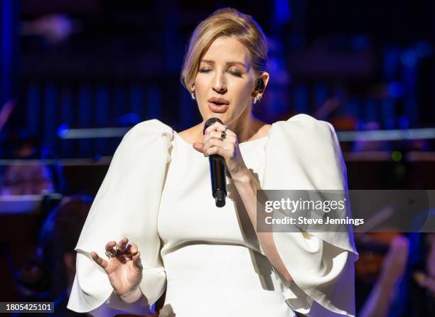 Ellie Goulding performs with the San Francisco Symphony at Louise M. Davies Symphony Hall on November 20, 2023 in San Francisco, California.