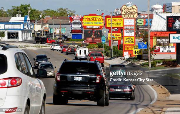 File image of Branson, Missouri, where tourist attractions are plentiful and pocketbook-friendly.