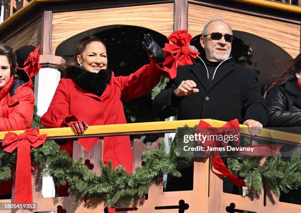 Gloria Estefan and Emilio Estefan attend the 96th Annual Macy's Thanksgiving Day Parade on November 24, 2022 in New York City.