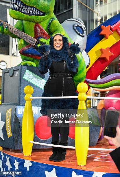 Jordin Sparks attends the 96th Annual Macy's Thanksgiving Day Parade on November 24, 2022 in New York City.