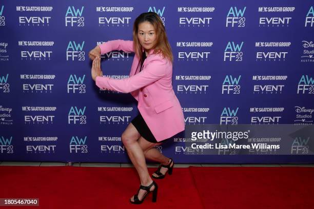 Xiaoye Zhou attends the Australian Womens Film Festival 2023 on November 21, 2023 in Sydney, Australia.