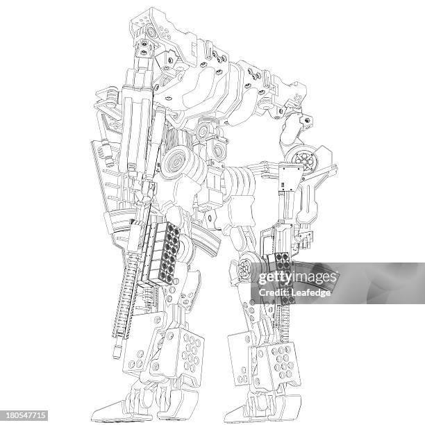 ilustraciones, imágenes clip art, dibujos animados e iconos de stock de diseño original robot [ ilustración marco ] - manipulator role