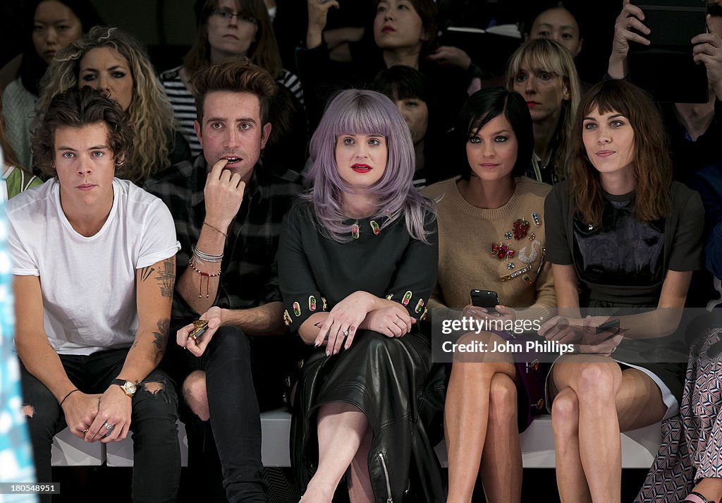 House Of Holland - Front Row: London Fashion Week SS14