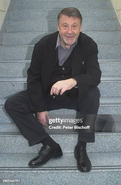 Günter Lamprecht, Fototermin, "Ein fast;perfektes Alibi", ARD, erster öffentlicher;Auftritt nach Verletzung beim Amoklauf in;Bad Reichenhall,