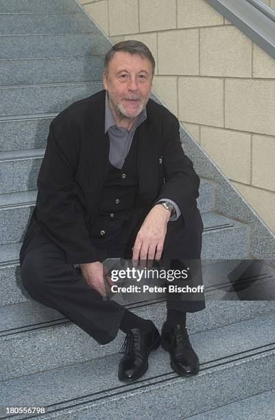 Günter Lamprecht, Fototermin, "Ein fast;perfektes Alibi", ARD, erster öffentlicher;Auftritt nach Verletzung beim Amoklauf in;Bad Reichenhall,