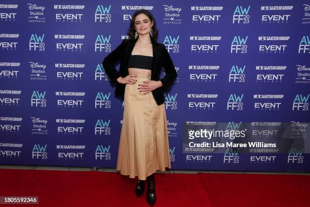 Megan Smart attends the Australian Womens Film Festival 2023 on November 21, 2023 in Sydney, Australia.