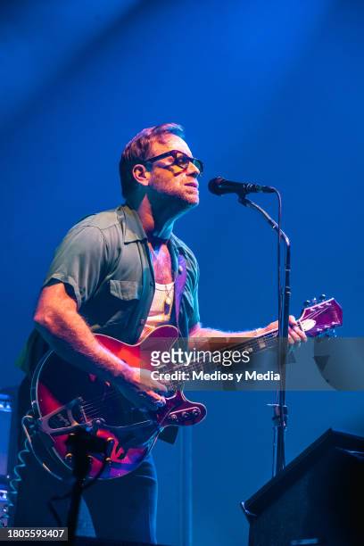 Dan Auerbach of The Black Keys performs during a concert at Showcenter on November 20, 2023 in Monterrey, Mexico.