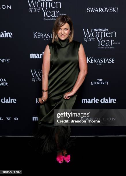 Kylie Gillies attends the Marie Claire Women of the Year Awards 2023 at Museum of Contemporary Art on November 21, 2023 in Sydney, Australia.