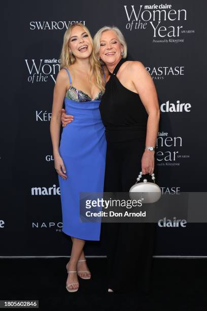 Millie Ford and Rachel Ford attend the Marie Claire Women of the Year Awards 2023 at Museum of Contemporary Art on November 21, 2023 in Sydney,...